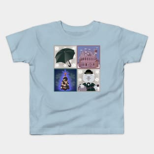 Rudolph - Sam the Snowman Squares Kids T-Shirt